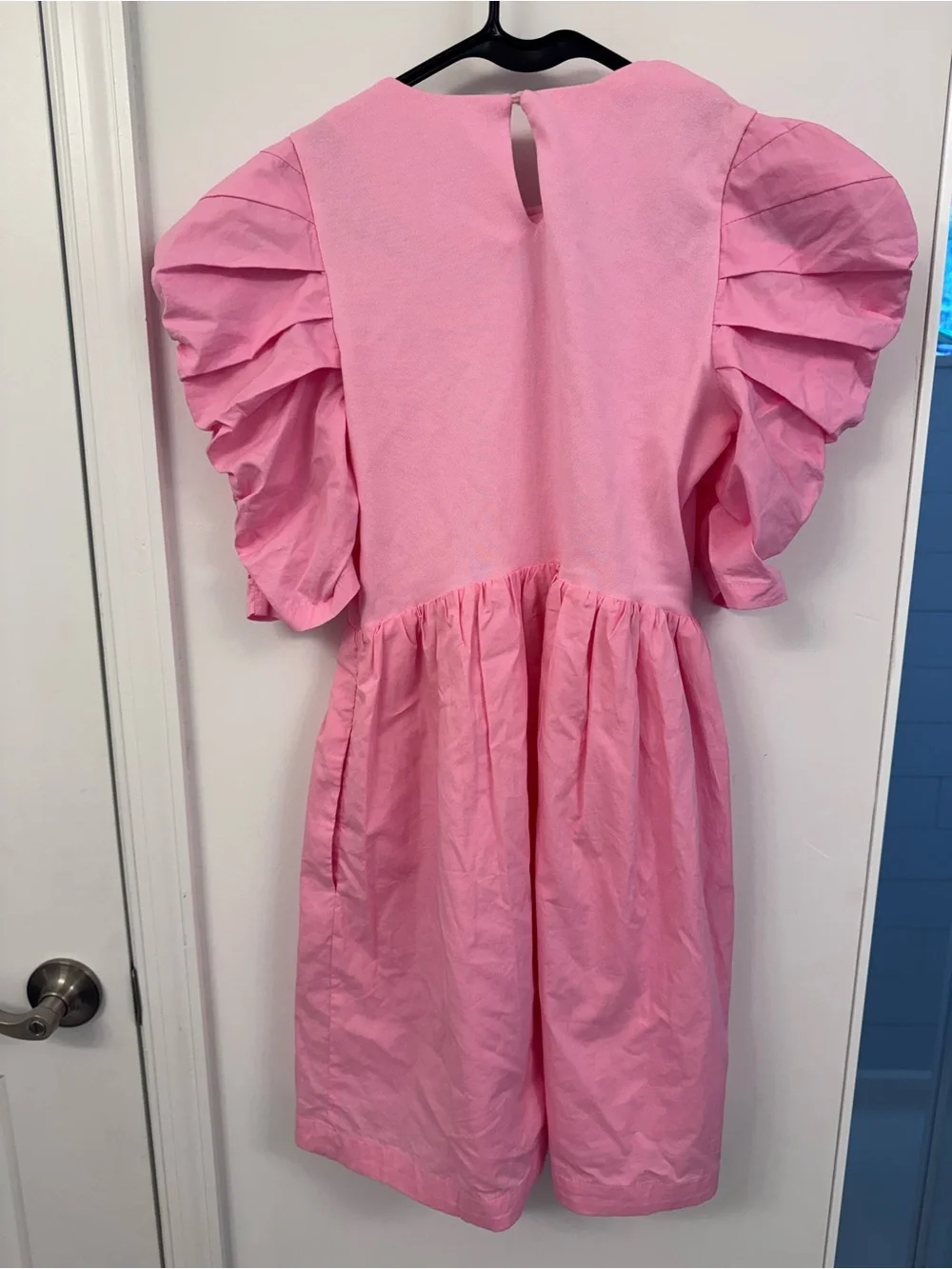 Nordstrom Pink Puff-Sleeve Dress by English Factory - Picture 2 of 3